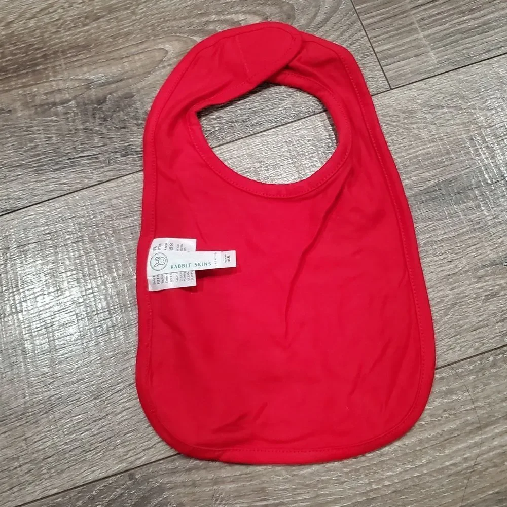 NEW Baby Bib Set ONE SIZE Rabbit Skin 6 Pieces